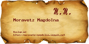 Moravetz Magdolna névjegykártya